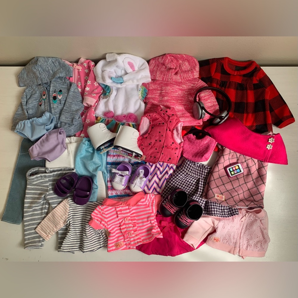 18” Doll Clothing Mostly OG Our Generation Outfits Shoes Accessories
